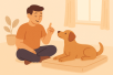 Dog training guide image for Helping Your Dog Settle Indoors