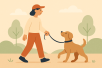 Dog training guide image for Transforming Dog Walks Using Loose Lead Methods