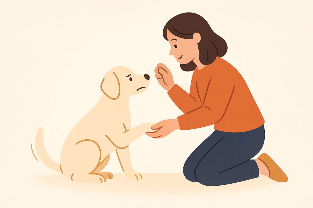 Dog training guide image for Helping Your Dog with Handling and Grooming Concerns
