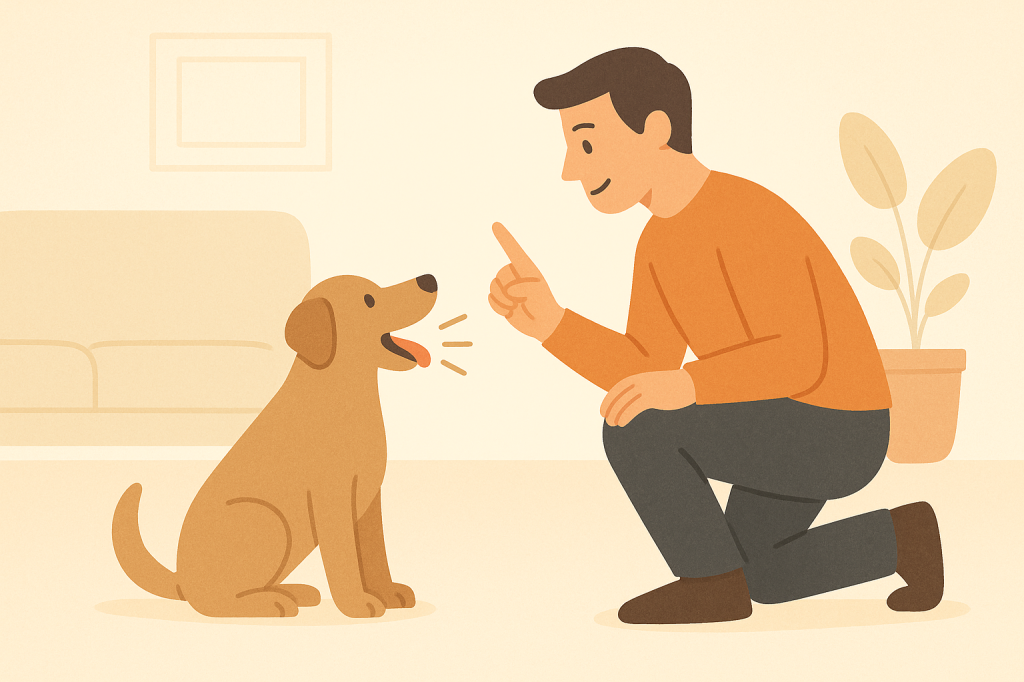 Dog training guide image for Understanding and Managing Demand Barking in Dogs